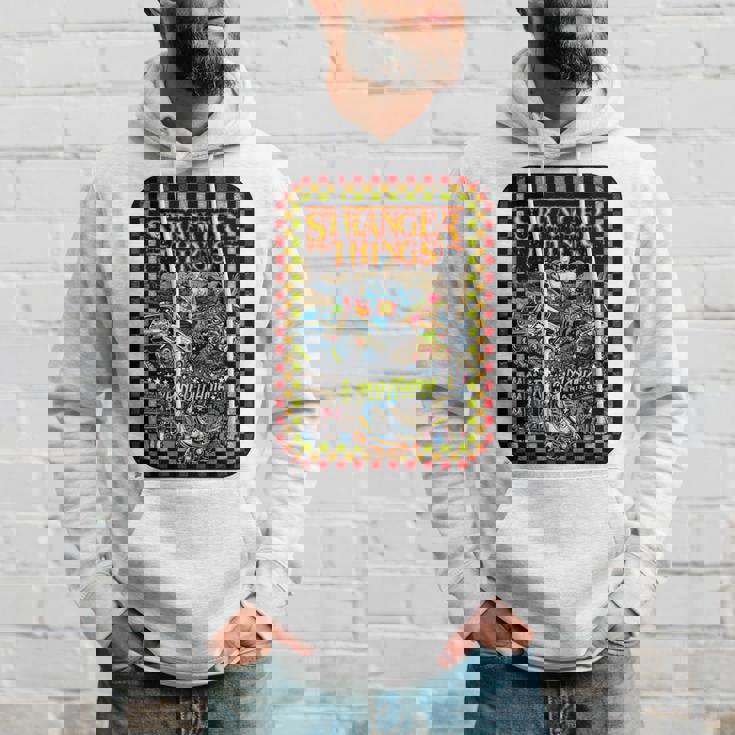 ストレンジャー・シングス プロモ コミック イレブン リンク O マニア レトロ 80年代 長袖tシャツ パーカー 彼への贈り物