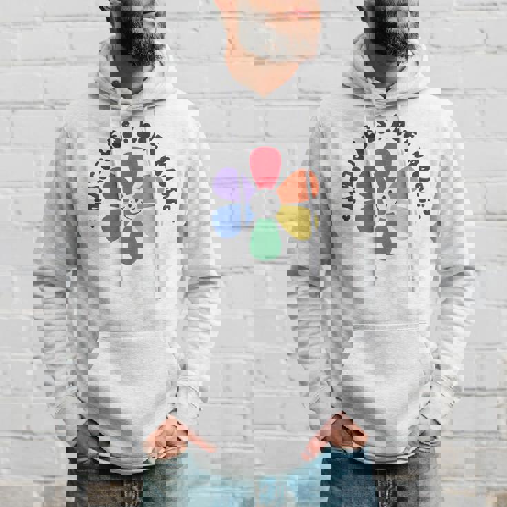 スマイル レインボー ハッピーフェイス 花 Lgbt ゲイ レズビアン プライド 月 パーカー 彼への贈り物