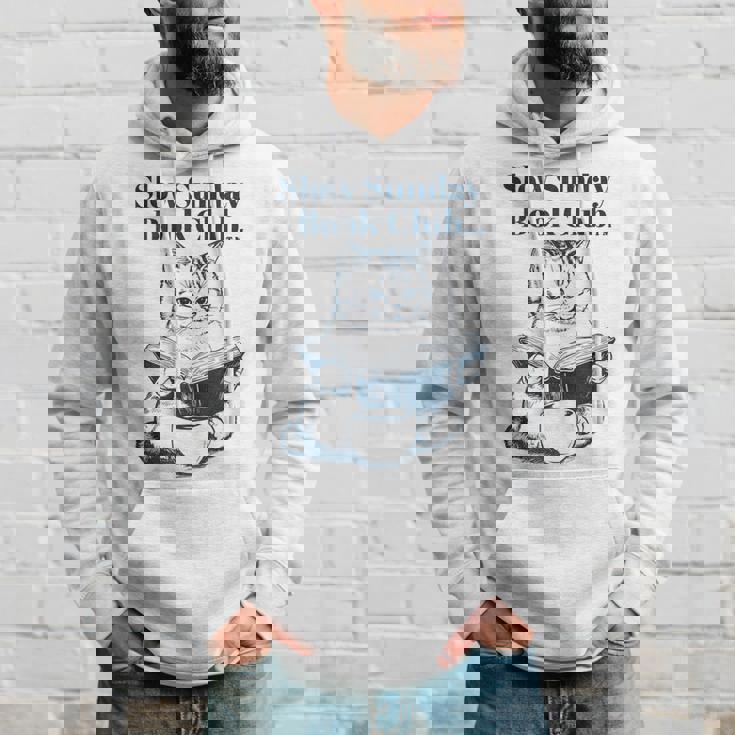 スローサンデーブッククラブ 本好きの猫 パーカー 彼への贈り物