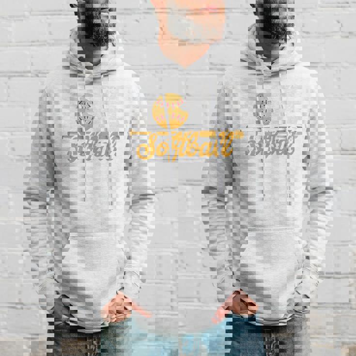 ソフトボール好き スポーツボール ラブ ソフトボール チームメイト 野球 長袖tシャツ パーカー 彼への贈り物