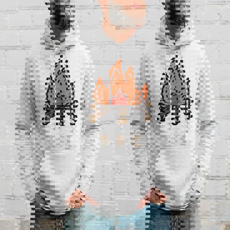 タキビ 焚き火 たきび キャンプ イラスト かわいい おもしろ キャンプグッズ パーカー 彼への贈り物