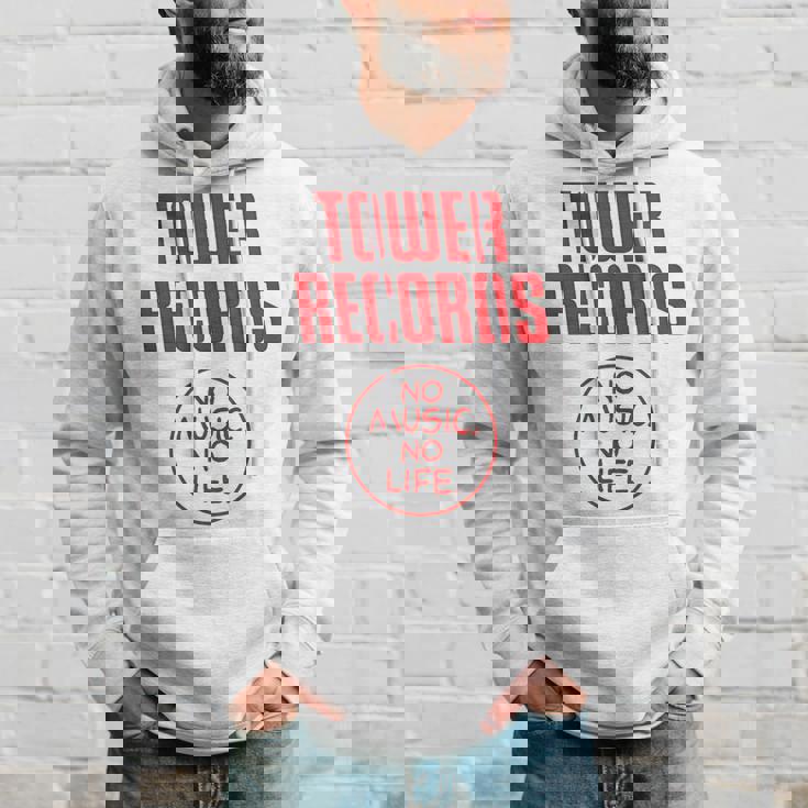 タワーレコード 音楽 レトロ ヴィンテージ 生活 パーカー 彼への贈り物