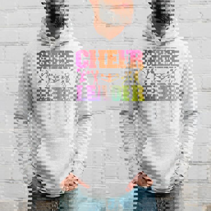 チア チアリーディング 水彩 レインボー チアリーダー パーカー 彼への贈り物