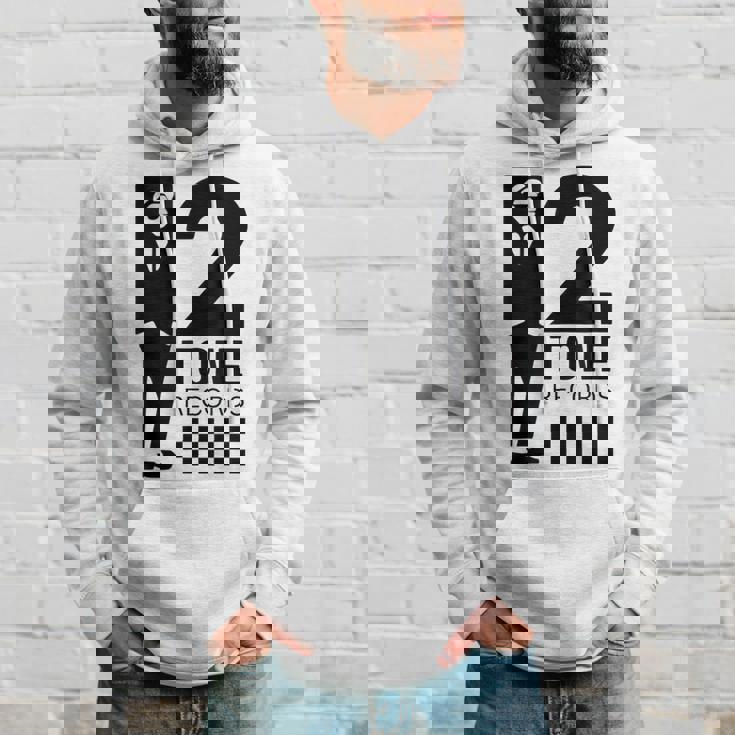 ツートーンスカ音楽チェッカーボード パーカー 彼への贈り物