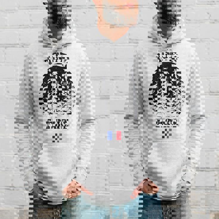 ティニュ フランス アルプス スキー場 アルペンスキー フランス国旗 パーカー 彼への贈り物