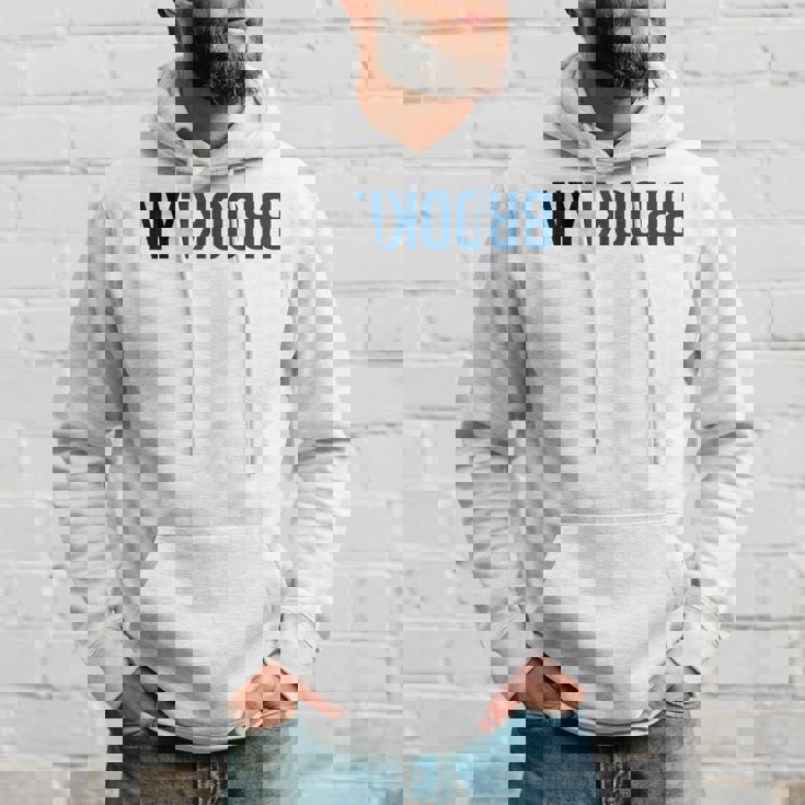 ニューヨークのファンのためのニューヨークブルックリンクリエイティブフリップデザイン パーカー 彼への贈り物