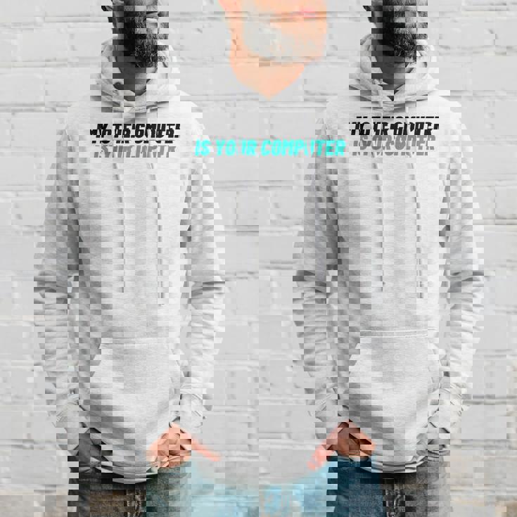 ノベルティ My Other Computer Is Your Computer レディース メンズ 皮肉 パーカー 彼への贈り物