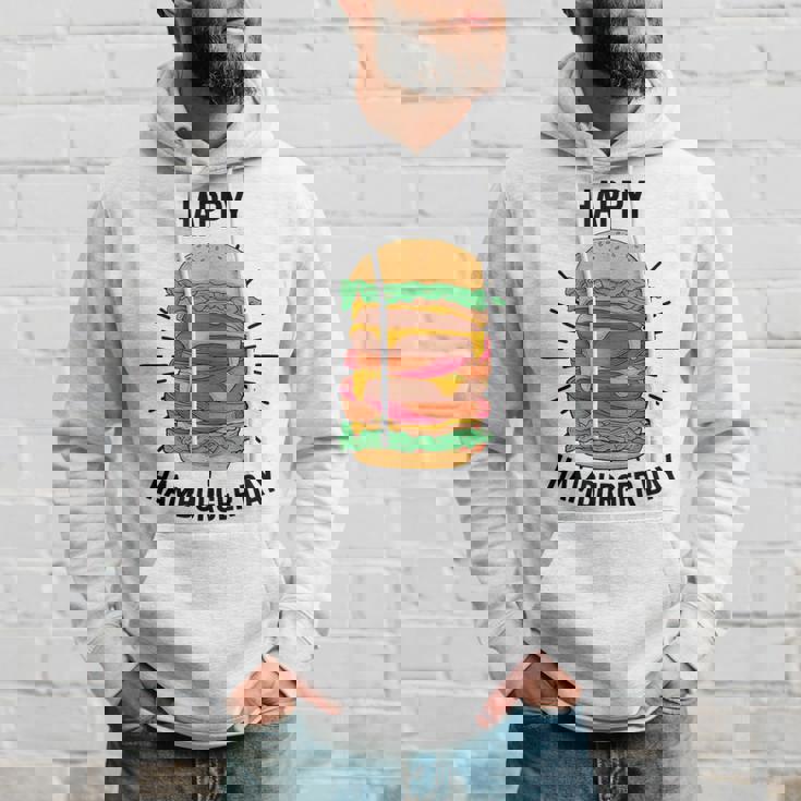 ノベルティ ハンバーガーデー フローズン加工 ミール愛好家 フライドポテト パーカー 彼への贈り物