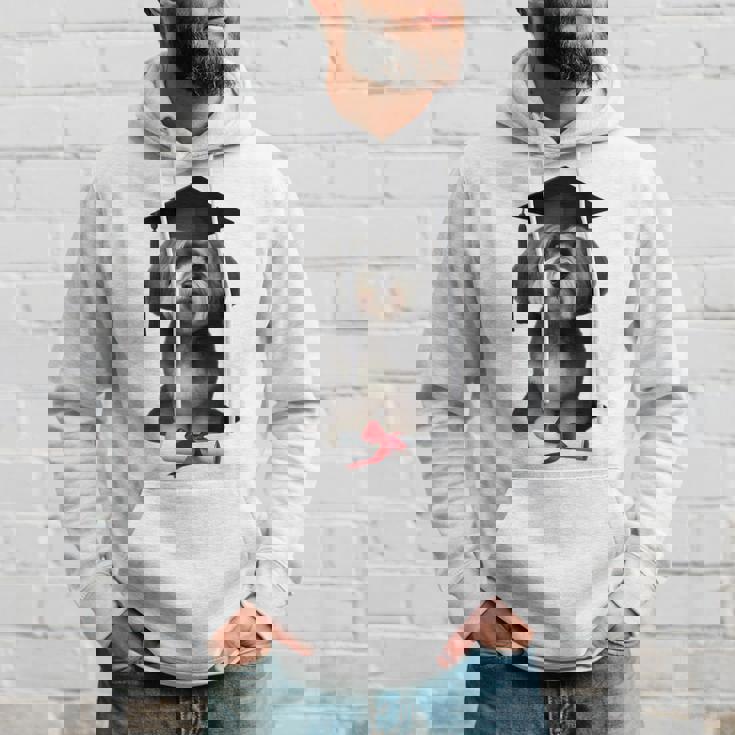 ハバニーズ犬 グラチュエーションキャップ トレーニング 学校 卒業生 オーナー 長袖tシャツ パーカー 彼への贈り物