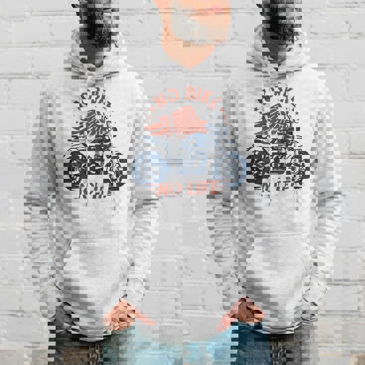 バイク 面白tシャツ No Bike No Life メンズ オートバイ モーターサイクル おもしろ ツーリング 服 パーカー 彼への贈り物