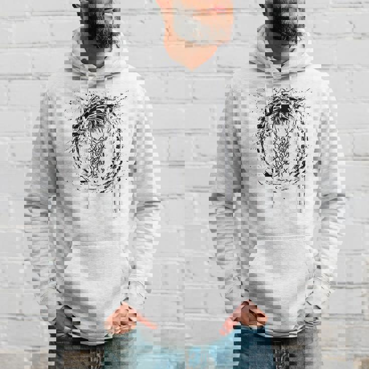 バスケットボールフープグラフィティレジャースポーツ パーカー 彼への贈り物