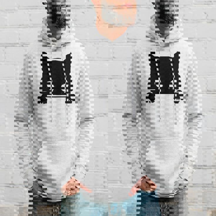 バッグの中に隠れているかわいい黒猫 猫好き 猫飼い 猫 ネコ ねこくろねこ好き 面白い サプライズ ギフト パーカー 彼への贈り物