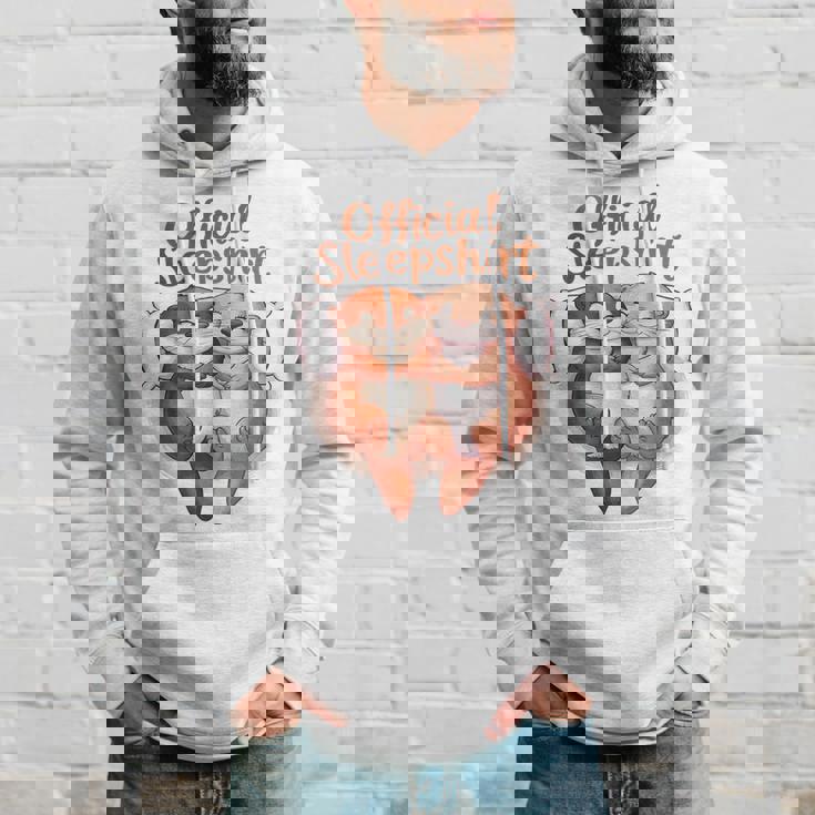 パジャマ バレンタイン カワウソ ラブ パーカー 彼への贈り物