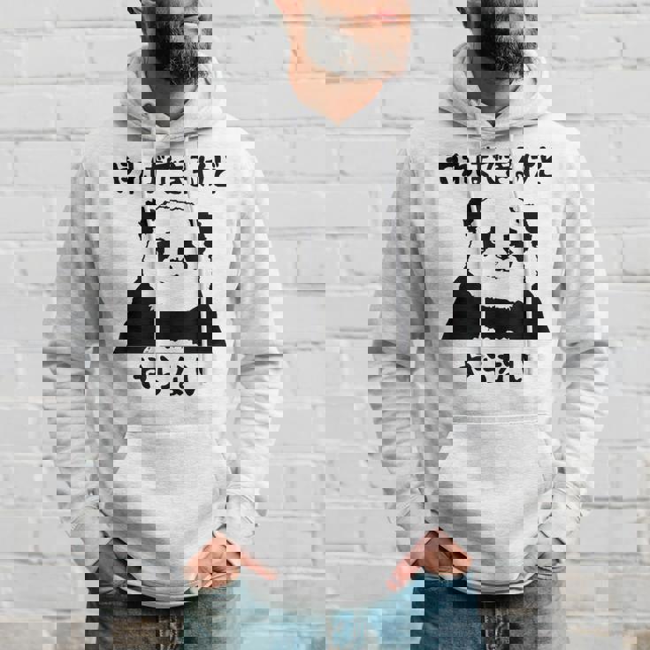 パンダ「やればできるけどやらない」文字入り おもしろ 筆文字 面白い 服 面白い パーカー 彼への贈り物