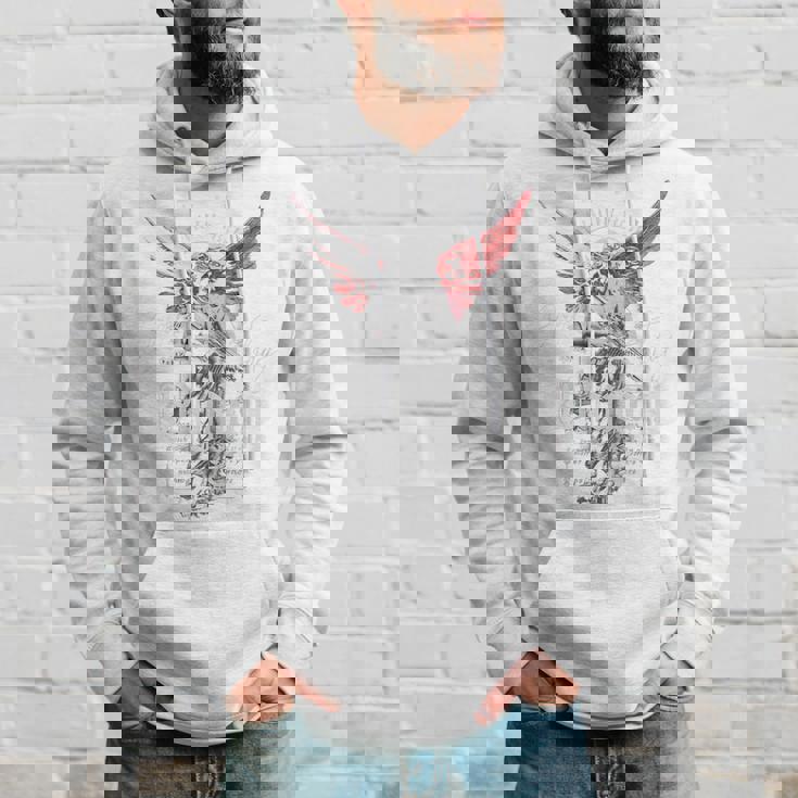 ヒップホップ ヴィンテージ エッジー アーバン Y2k バックプリント ストリートウェア エンジェル パーカー 彼への贈り物