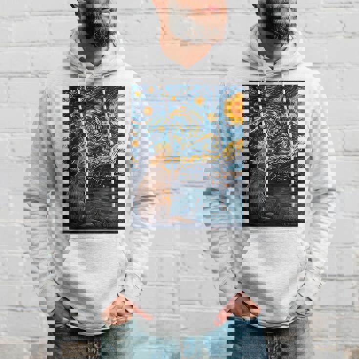 ビーバースターリーナイトヴァンゴッホ 長袖tシャツ パーカー 彼への贈り物