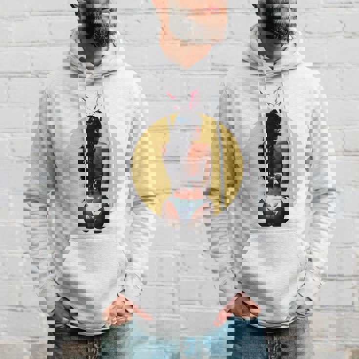 ピンナップ セクシー ブラウンスキン イースターバニー ガールズ ヴィンテージ メンズ レディース 長袖tシャツ パーカー 彼への贈り物