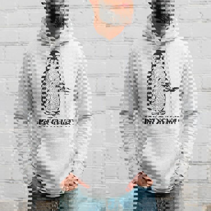 ファイト・オア・フライト・ファニー・ペンギン・パンク パーカー 彼への贈り物