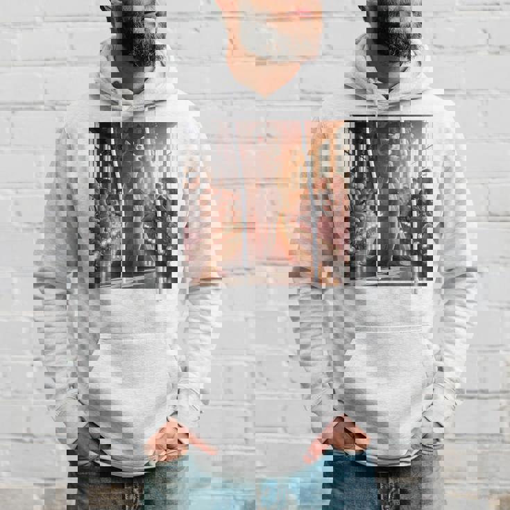 ファンタジー表彰台 美しい猫 長袖tシャツ パーカー 彼への贈り物