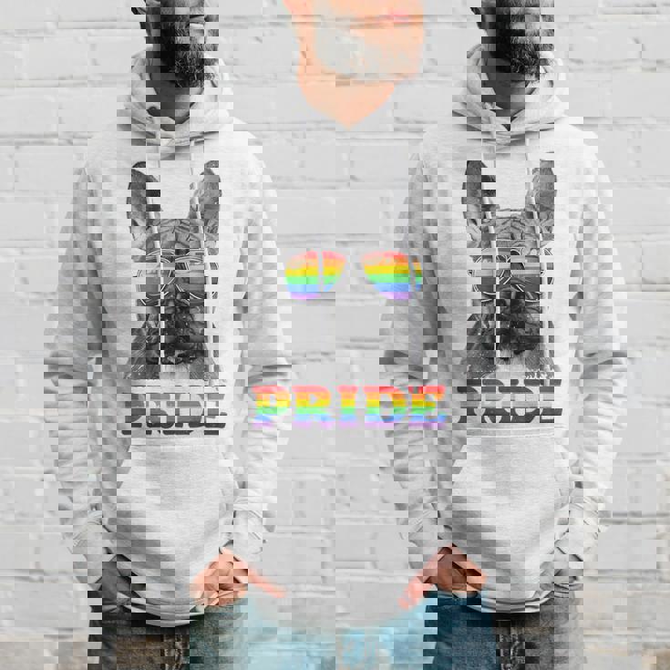 フレンチブルドッグ ゲイプライド Lgbt レインボーフラッグ サングラス Lgbtq パーカー 彼への贈り物