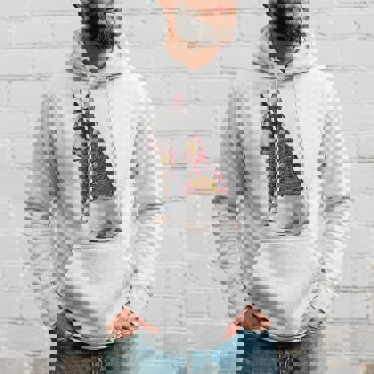 ブルテリア犬 日本龍 タトゥー入り イレズミ パーカー 彼への贈り物