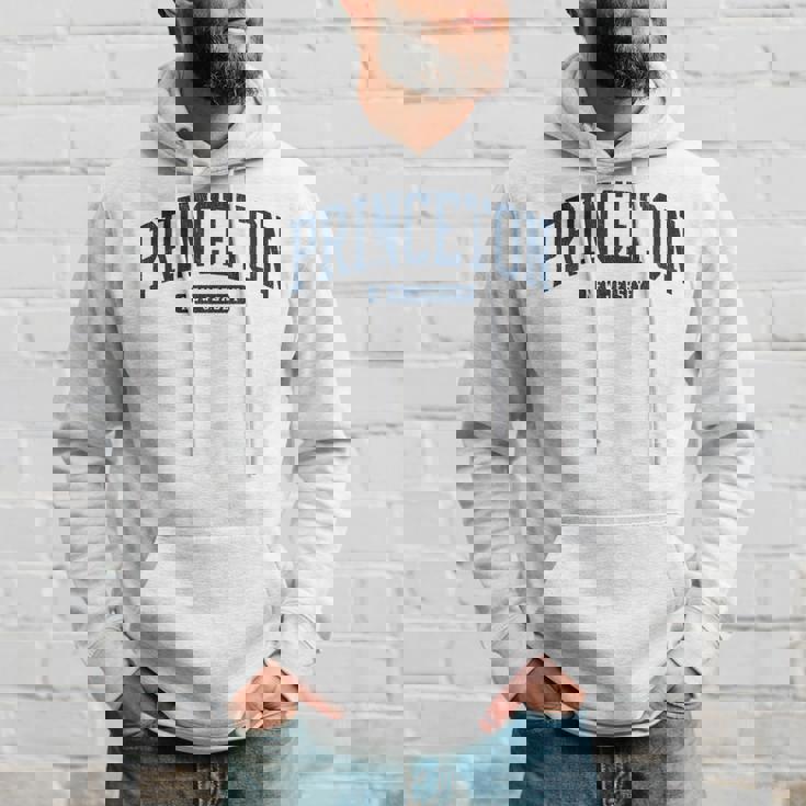 プリンストン ニュージャージー Nj カレッジ大学スタイル ブルー 長袖tシャツ パーカー 彼への贈り物