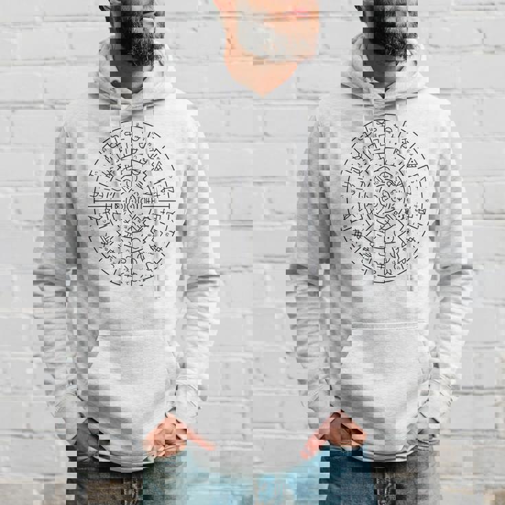 ホツマ文字によるフトマニ図 パーカー 彼への贈り物