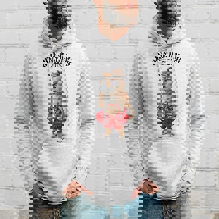 ボクシングチャンピオン 柴犬ファイター パーカー 彼への贈り物