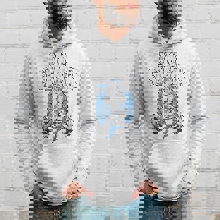 ボディビルダー サメの恋人 ジム フィットネス ワークアウト ボディービル パーカー 彼への贈り物