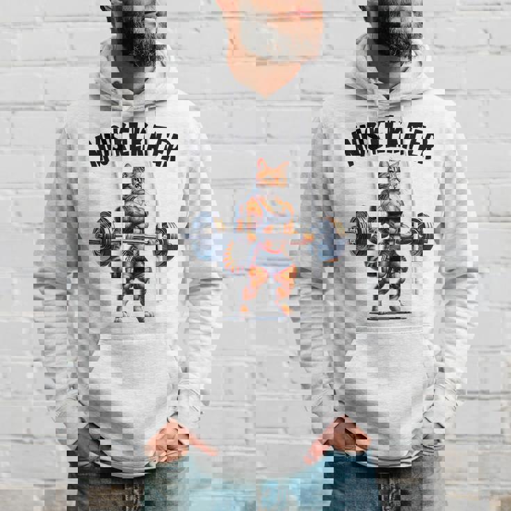 ボディービルダーのためのベアバーベルデザイン ボディービル パーカー 彼への贈り物