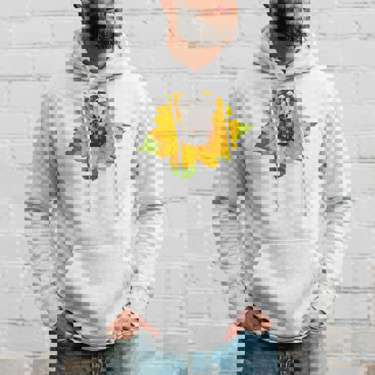 ポケットの中の犬 花 サルーキ パーカー 彼への贈り物