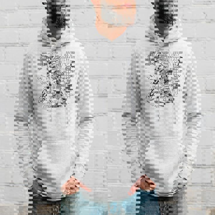 マヤの守護神テスカトリポカの戦士アステカインディアンメキシコ パーカー 彼への贈り物