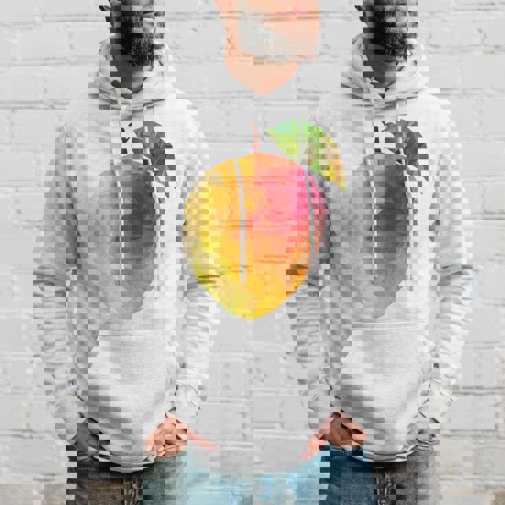 マンゴーフルーツモチーフアートマンゴー パーカー 彼への贈り物