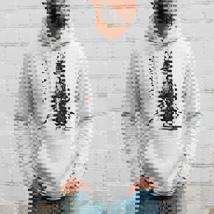 ミニチュアピンシャー 侍戦士 日本の浮世絵 アートドッグ パーカー 彼への贈り物