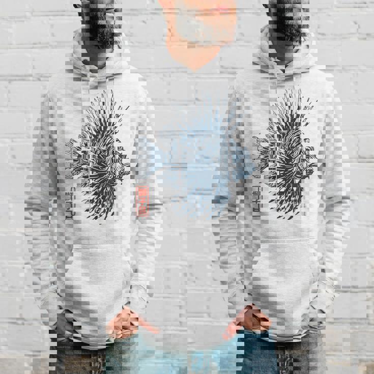 ミノカサゴ 水族館の魚飼育、水族館 パーカー 彼への贈り物