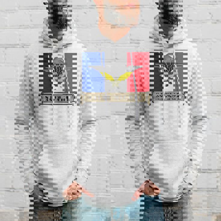 ミリタリー サンミッシェル 守護空挺部隊 フランス軍 長袖tシャツ パーカー 彼への贈り物