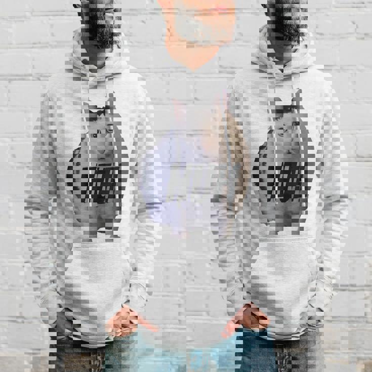 ミームハァキャット面白い 長袖tシャツ パーカー 彼への贈り物