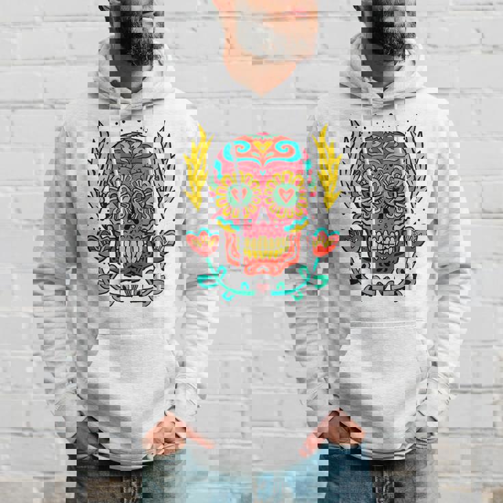 メキシカンホリデー カーニバル マスク カラフル スカル パーカー 彼への贈り物