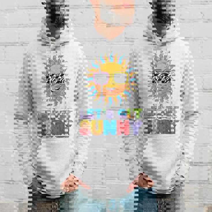 モチベーション輝くレッツゲットサニー活気 パーカー 彼への贈り物