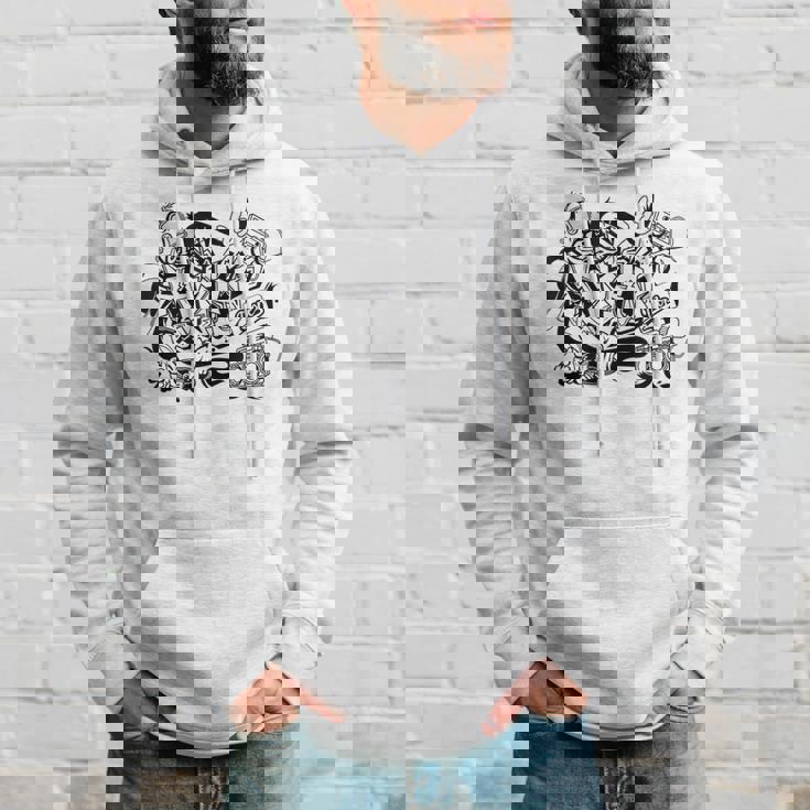 ラップオールドスクールヒップホップグラフィティtシャツとストリートダンス パーカー 彼への贈り物