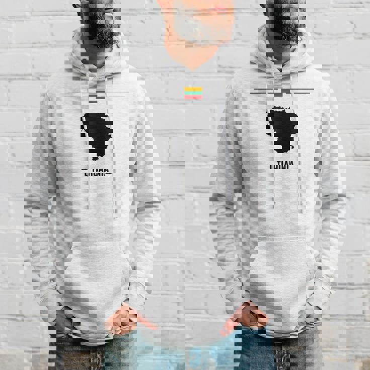 リトアニアの国旗、地図と国名リトアニア。 パーカー 彼への贈り物