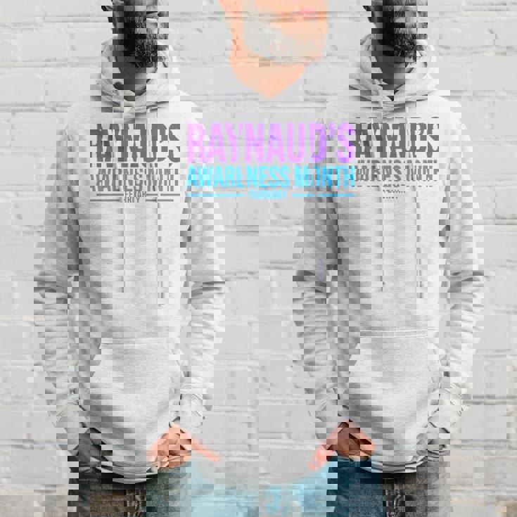 レイノー病啓発 レイノー啓発月間 長袖tシャツ パーカー 彼への贈り物