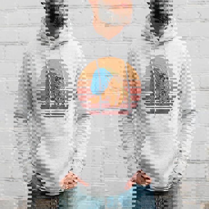 レトロ I Travel Toee ヤドカリ ヴィンテージ ヤドカリ 好き 長袖tシャツ パーカー 彼への贈り物