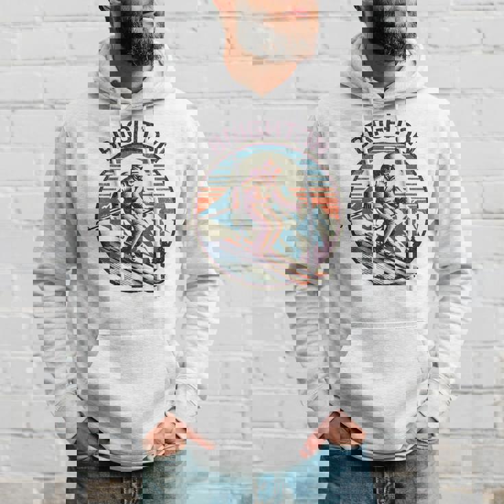 レトロ ヴィンテージ ブライトン ユタ スキー リゾート ウィンタースキー 長袖tシャツ パーカー 彼への贈り物