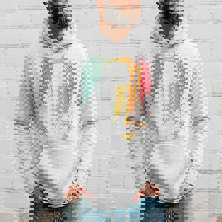 レトロなビンテージデザインのバーニーズマウンテンドッグ 長袖tシャツ パーカー 彼への贈り物