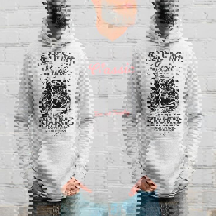 レトロマン島ttレースヴィンテージバイクレース 長袖tシャツ パーカー 彼への贈り物