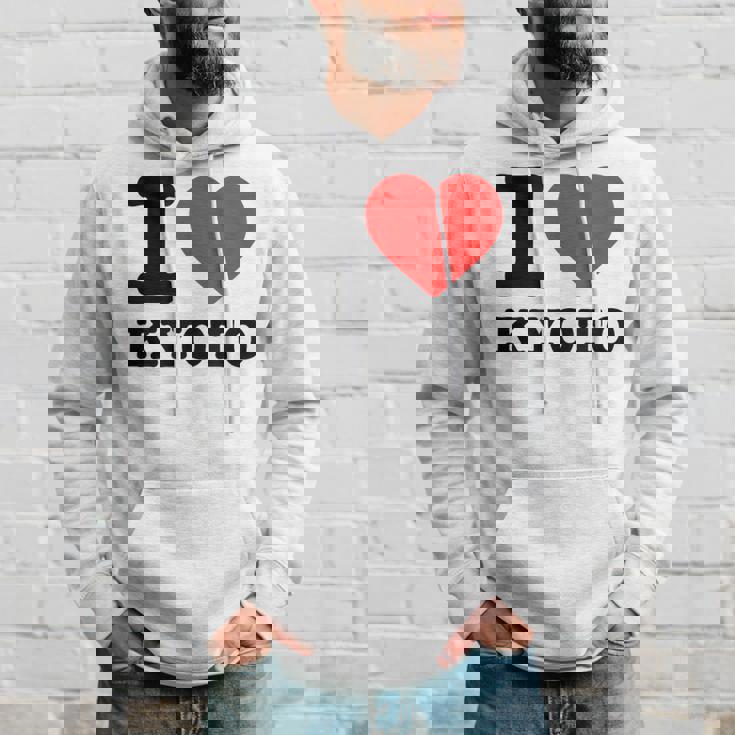 京都が大好き- I Love Kyoto パーカー 彼への贈り物