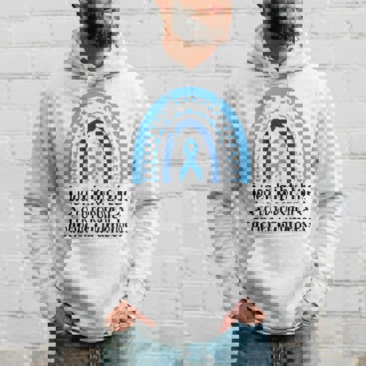 前立腺がん啓発 ライトブルー アーチ パーカー 彼への贈り物