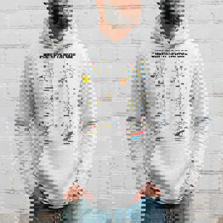 化学は素晴らしいです。面白いカワイイ化学分子 パーカー 彼への贈り物