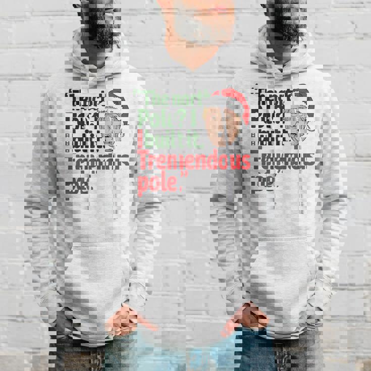 北極I Build It Tremendous Pole 面白い トランプ クリスマス パーカー 彼への贈り物